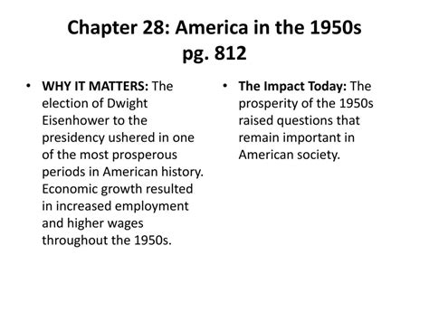 Read Online Chapter 28 America In The 1950 S 