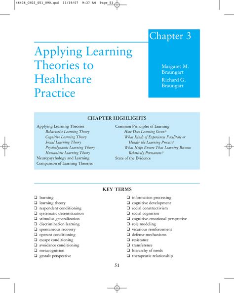 Full Download Chapter 3 Applying Learning Theories To Margaret M 