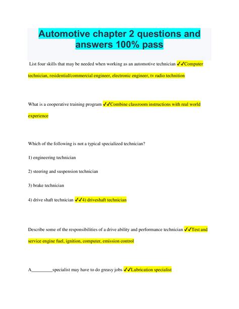 Read Chapter 3 Automotive Systems Review Answers Gsixty 