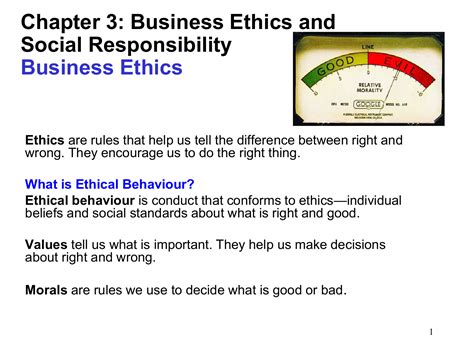 Full Download Chapter 3 Business Ethics And Social Responsibility 