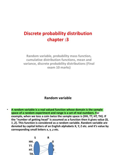 Read Online Chapter 3 Discrete Random Variable And Probability 