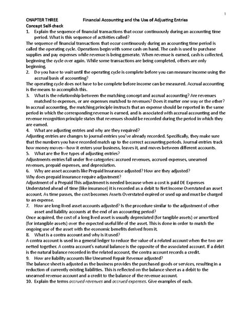 Read Online Chapter 3 Financial Accounting And Te Use Of Adjusting Entries 