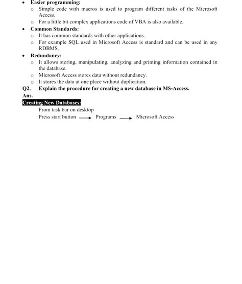 Read Online Chapter 3 Microsoft Access 