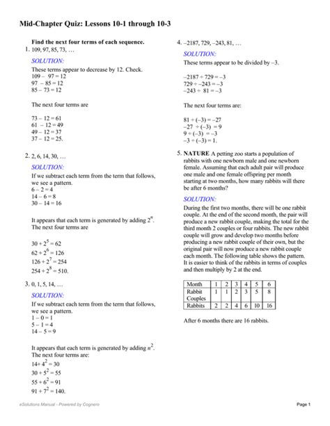 Read Online Chapter 3 Mid Quiz Functions Patterns 