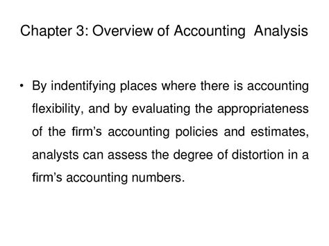 Download Chapter 3 Overview Of Accounting Analysis Mark E Moore 