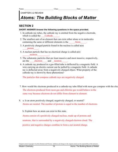 Read Chapter 3 Review Section 1 Answers 