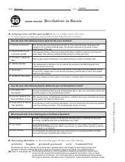 Download Chapter 30 Guided Reading Revolutions In Russia 
