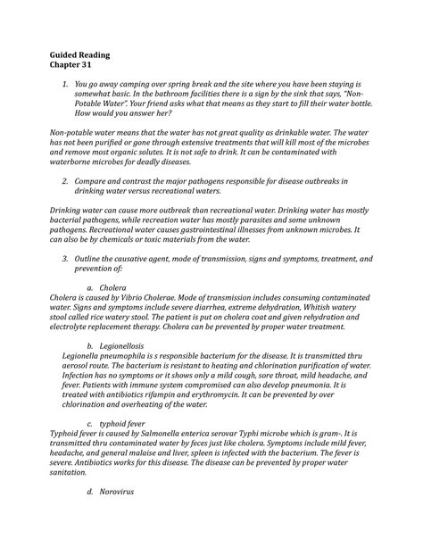 Read Online Chapter 31 Guided Reading 