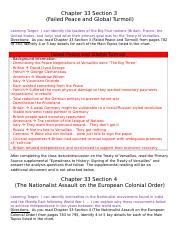 Read Chapter 33 Section 3 Guided Practice 