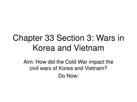 Download Chapter 33 Section 3 Guided Reading Wars In Korea And Vietnam Answers 