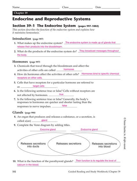 Read Online Chapter 39 Section Review Answers 