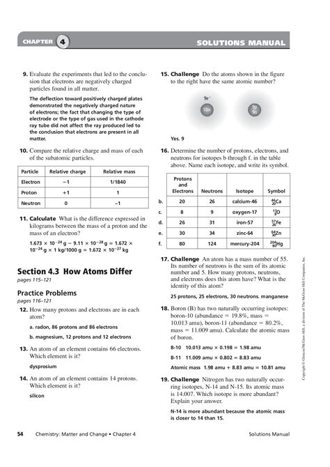 Download Chapter 4 Atomic Structure Answers 