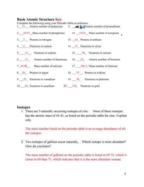 Full Download Chapter 4 Atomic Structure Assessment Answers 