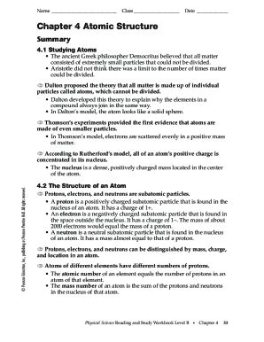Read Online Chapter 4 Atomic Structure Wordwise Answers 