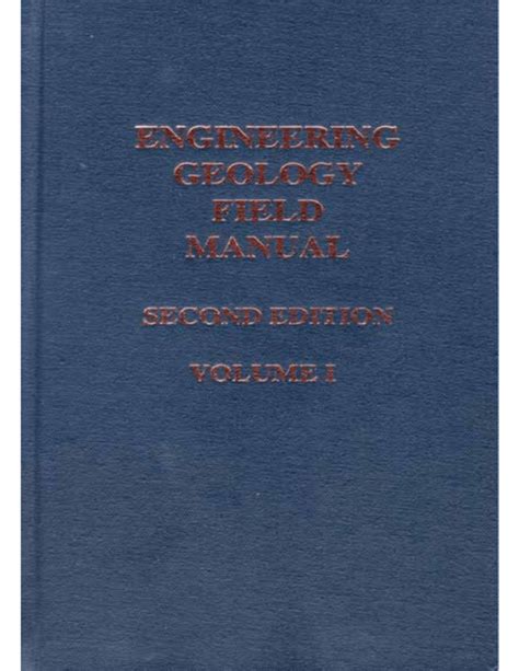 Read Chapter 4 Engineering Geology Field Manual 