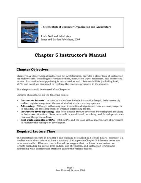 Read Online Chapter 4 Instructor S Manual 