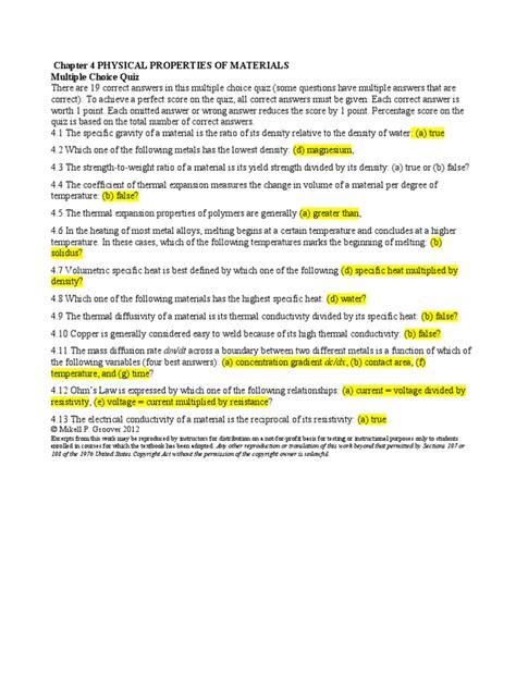 Download Chapter 4 Physical Properties Of Materials 