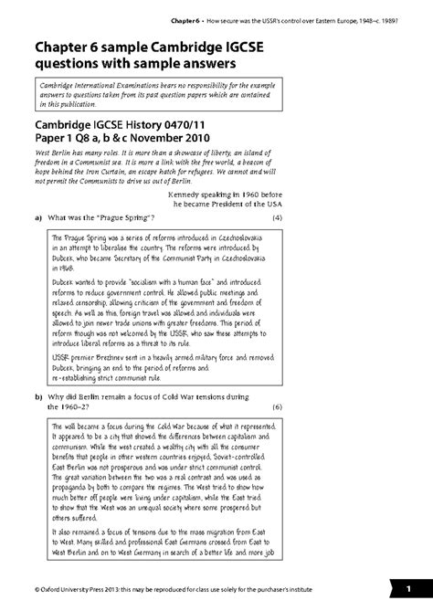 Full Download Chapter 4 Sample Cambridge Igcse Questions With Sample Answers 