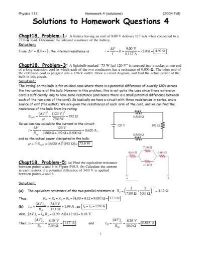 Read Online Chapter 4 Solutions To Homework Problems Discussion Questions 