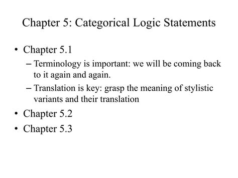 Read Online Chapter 5 Categorical Logic Statements Exercise 5 