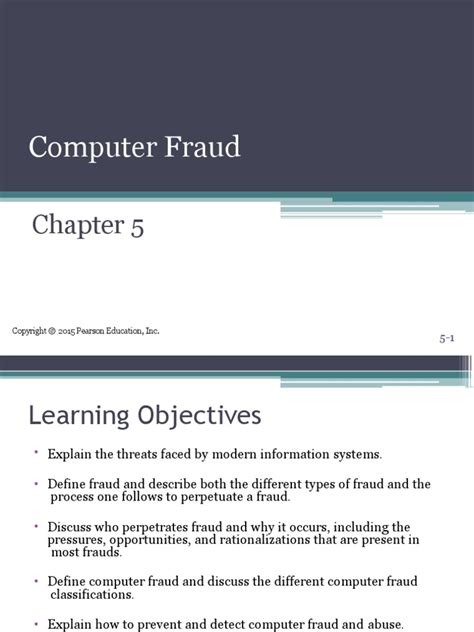 Download Chapter 5 Computer Fraud Pearson Solution Manuals 