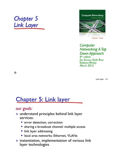 Download Chapter 5 Data Link Layer 