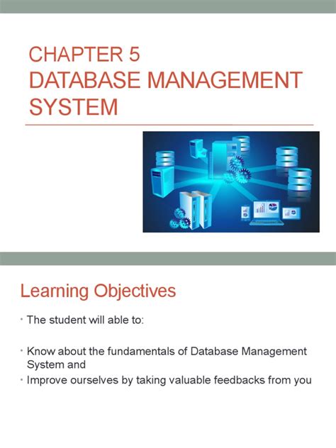 Read Chapter 5 Database Management Systems 