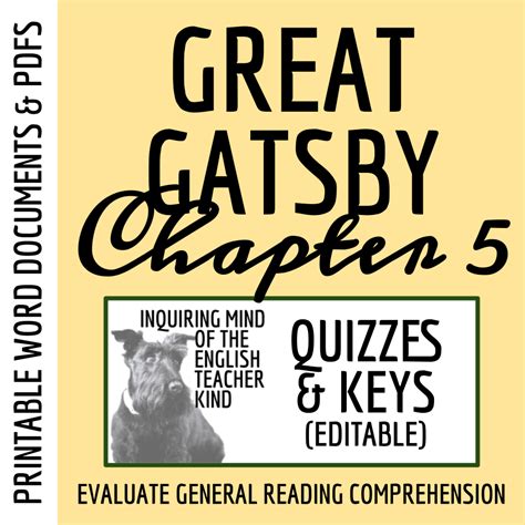 Read Chapter 5 Great Gatsby Questions 