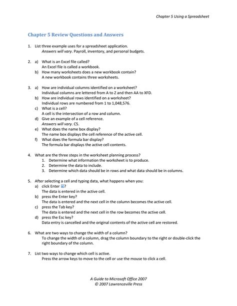 Download Chapter 5 Review Questions And Answers 