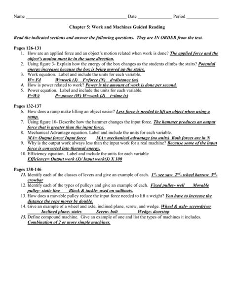Read Online Chapter 5 Section 1 Guided Reading And Review Answers 