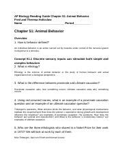 Full Download Chapter 51 Animal Behavior Reading Guide Answers 