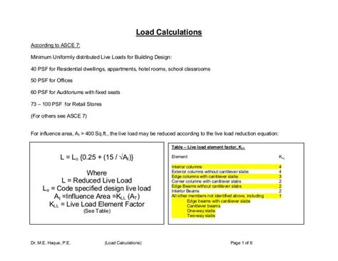 Read Online Chapter 6 Load Calculations New Web Site 
