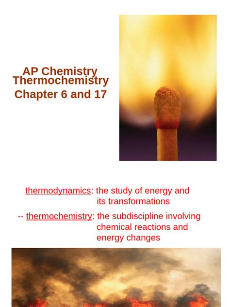Read Chapter 6 Thermochemistry 