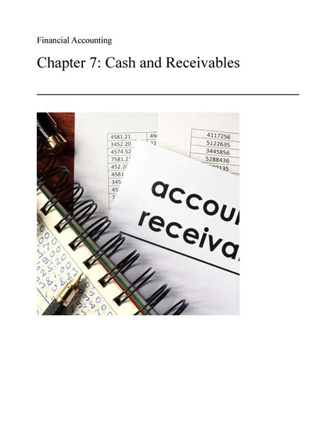 Read Chapter 7 Cash And Receivables 