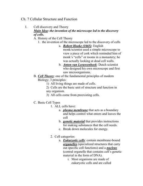 Read Chapter 7 Cell Structure And Function Section Boundaries Answer Key 