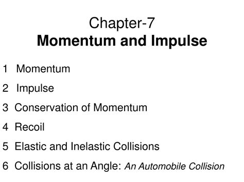 Read Chapter 7 Momentum And Impulse State University Of New 