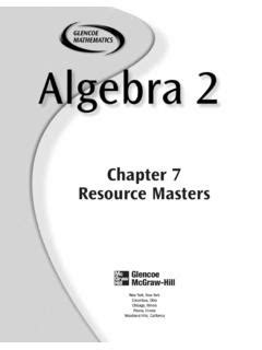 Read Chapter 7 Resource Masters Ms Williams 