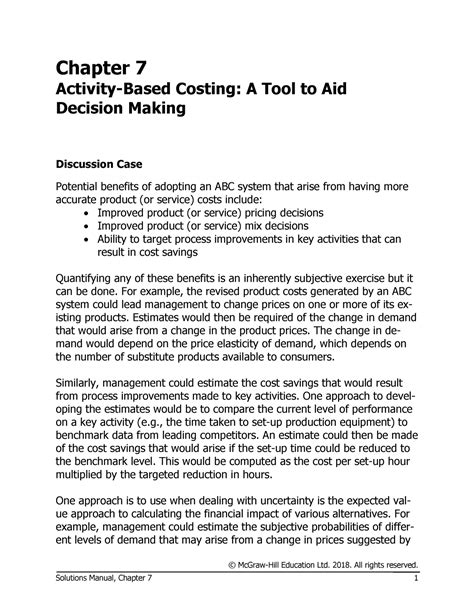 Read Online Chapter 7 Solutions Managerial Accounting File Type Pdf 