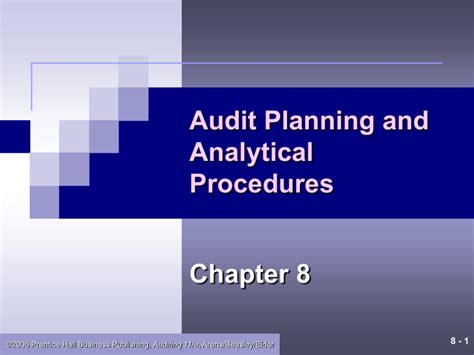Read Online Chapter 8 Audit Planning Analytical Procedures Multiple Choice 