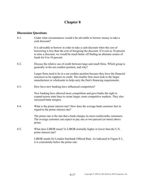 Full Download Chapter 8 Discussion Questions Rutgers 