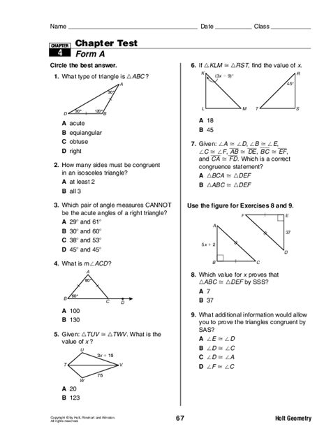 Download Chapter 8 Geometry Test Answers 