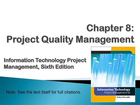 Read Chapter 8 Project Quality Management Heng Sovannarith 