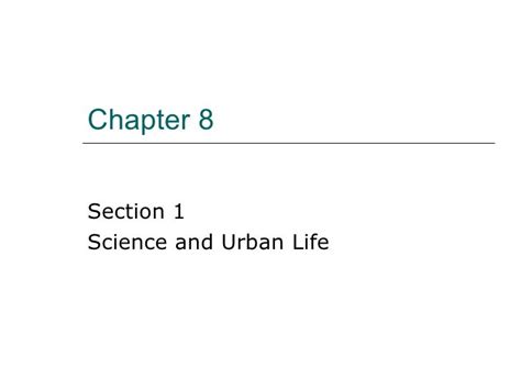 Read Online Chapter 8 Section 1 Quiz Science Urban Life 