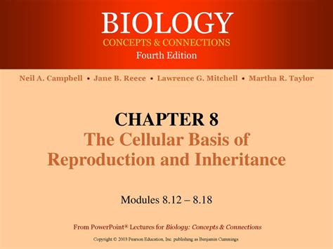 Read Chapter 8 The Cellular Basis Of Reproduction Introduction 