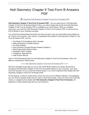 Download Chapter 9 Holt Geometry Test 