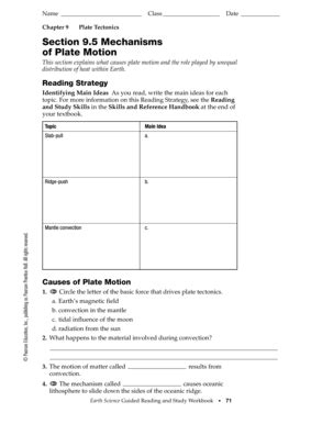 Read Chapter 9 Plate Tectonics Wordwise Answers 