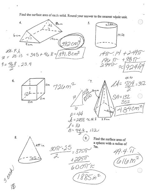 Read Chapter 9 Surface Area Plane Geometry Quiz 1 3 Answers 