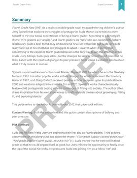 Read Online Chapter By Chapter Summary Fourth Grade Rats 