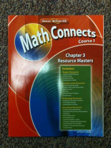 Full Download Chapter Resource Masters For Glencoe Math Connects Course 1 