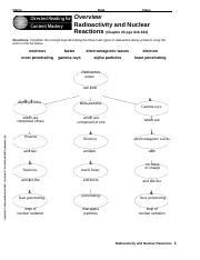 Read Chapter Review Radioactivity And Nuclear Reactions Key 